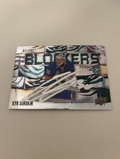 Ilya Sorokin Signed Card UD Allure Blockers JSA COA IP Auto Islanders a