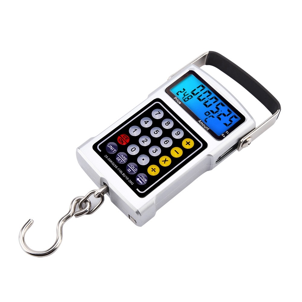 Electronic Fish Hook Scale 50Kg Multifunctional For Travel