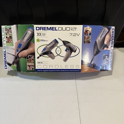 New  Cordless Dremel Duo 2 Tool Kit: Dremel Driver + Dremel Stylus 1130-01
