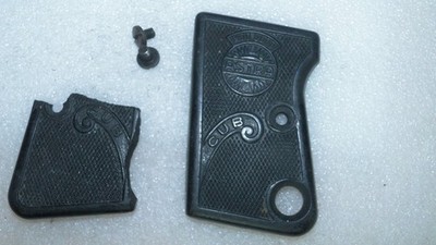 ASTRA CUB 22 SHORT .25ACP, ORIGINAL LEFT GRIP & 2 SCREWS 7.65mm