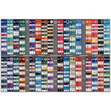 NFL 2025-2026 Season Schedule Poster - Eastern Time