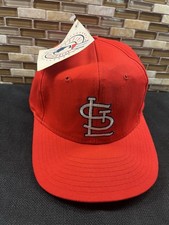 VTG 1990 s NWT St. Louis Cardinals Red BOY s SIZE Snapback MLB Hat Cap UNIVERSAL