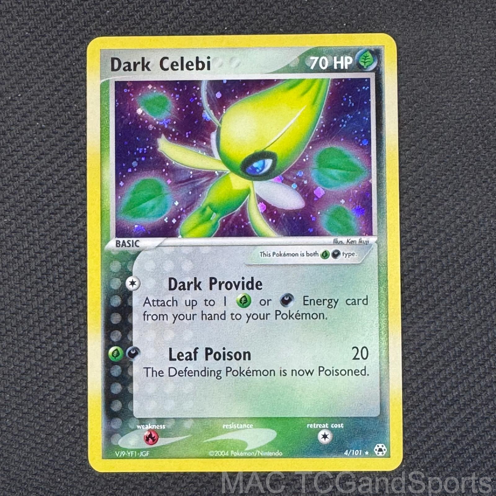 Dark Celebi 4/101 Holo Hidden Legends Pokemon TCG NM