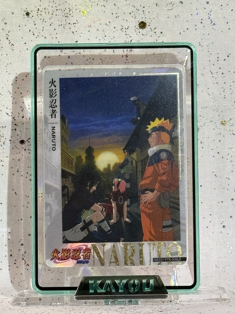 Team 7 NRZ07-PTR-006L3 Official Naruto Kayou Trading Card T4W7 NM