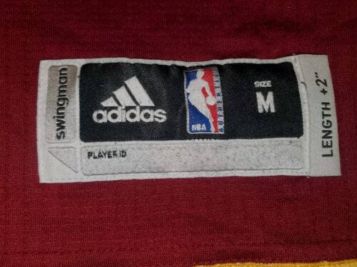 2015 adidas LEBRON JAMES Wine CLEVELAND CAVALIERS Men NBA Swingman Team JERSEY M - Picture 11 of 20