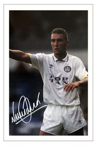 VINNIE JONES Signed Autograph PHOTO Fan Signature Gift Print LEEDS UNITED Soccer - 第 1/1 張圖片