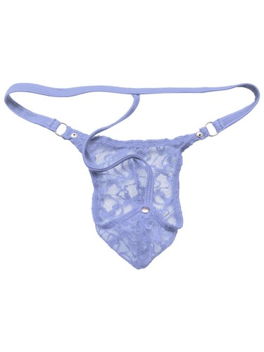 G-String Homme Slip Transparent Thong en Dentelle Fleur Sous-vêtements Lingerie - Bild 4 von 35