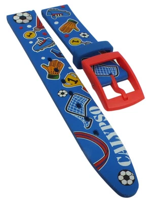 Calypso Bracelet Montre 14mm Plastique Bleu Type Coloré, Motifs K5790/1 - Photo 1/3