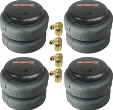 Airmaxxx 2500 Bags Set Of 4 14 Elbows Universal Air Ride Springs