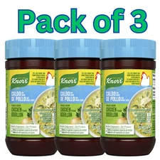Knorr Reduced Sodium Chicken Flavor Bouillon, 7.9 oz Jars, Pack of 3