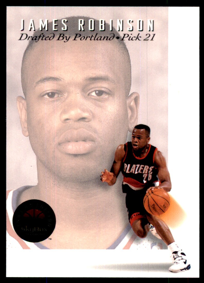 1993-94 SkyBox Basketball Card James Robinson Portland Trail