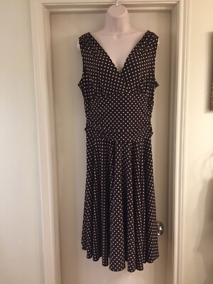 dress barn brown dress Vintage 1950s Brown Dress With Velvet Trim SZ S main image 0