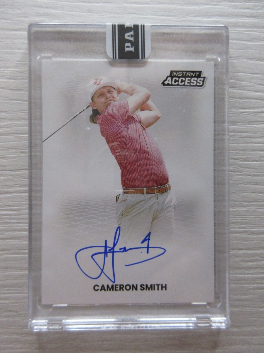 2025 Panini Instant Access LIV Golf Cameron Smith ON CARD AUTO