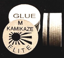 NEW....Kamikaze ELITE Layered Cue Tips 14 MM  MED  3 Tips  Fast Shipping.