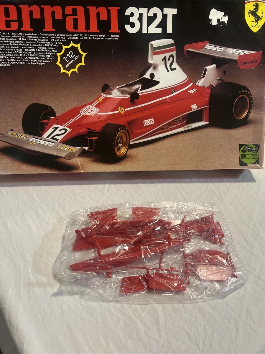 イタリア　PROTAR 1/12 Ferrari 312T プラモデル Ferrari 312t In 1/12 Scale Sports Car Toy Models & Kits for sale