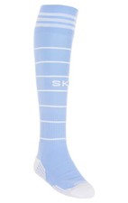 Adidas MLS Adult Sporting Kansas City Classic Cushioned Soccer Socks, Blue/White