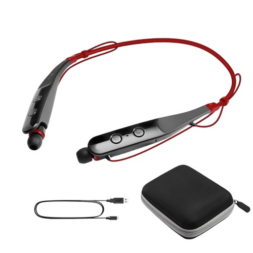 Original LG TONE HBS-510 Red Neckband Headsets -JBL Sound Bluetooth Headphones