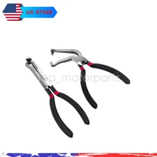 2PCS Electrical Disconnect Pliers Fuel Line Petrol Clip Pipe Pliers Repair Tools