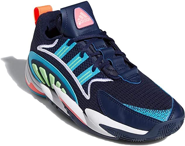 Adidas Crazy BYW Navy Blue Multi Basketball Shoes Kicks Mens