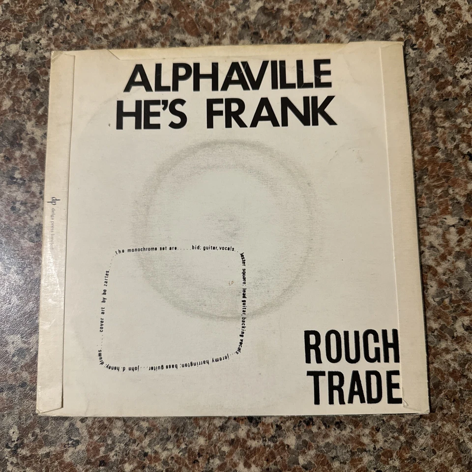 The Monochrome Set - He's Frank / Alphaville RT005 Rough Trade 1979 Ex / Vg - Image 2 of 4