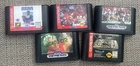 SEGA Genesis Vintage Mixed Lot Of 5 Various Sports Cartridge Games Football Golf