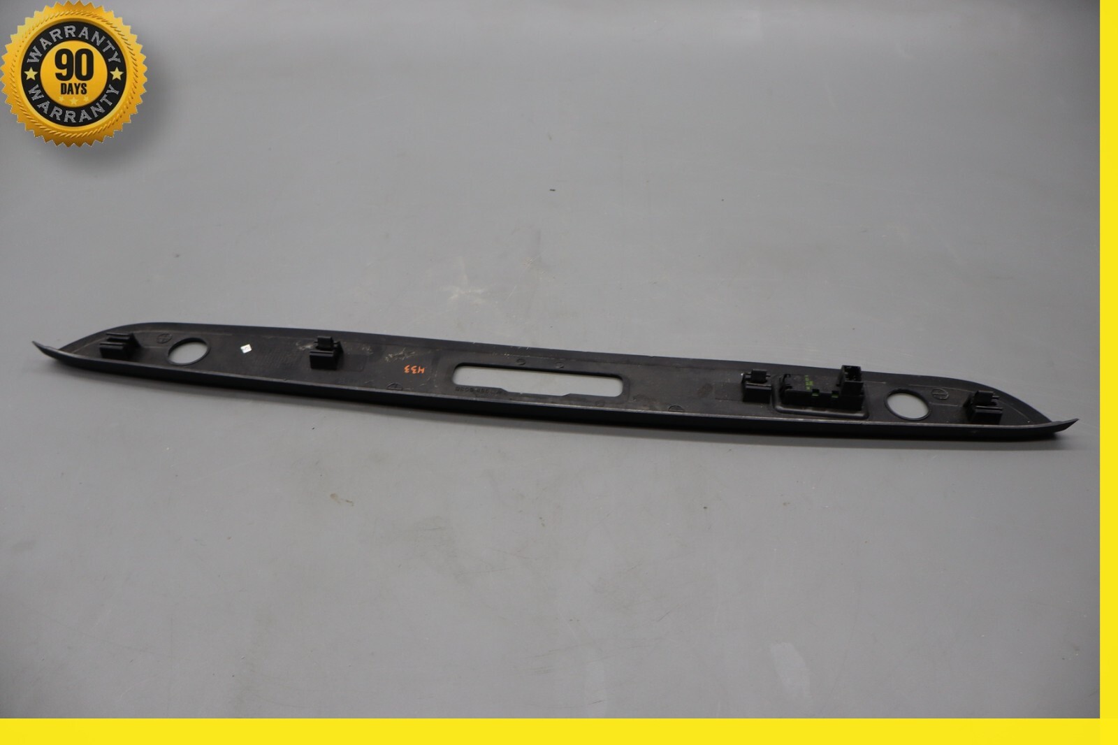 06-12 Bentley Continental Flying Spur Rear Trunk Lid Upper Trim Panel Black Oem