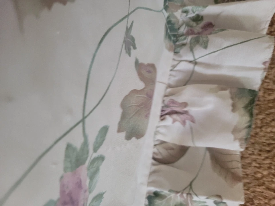 Falda de cama floral vintage 126x62 Foto 2 de 4