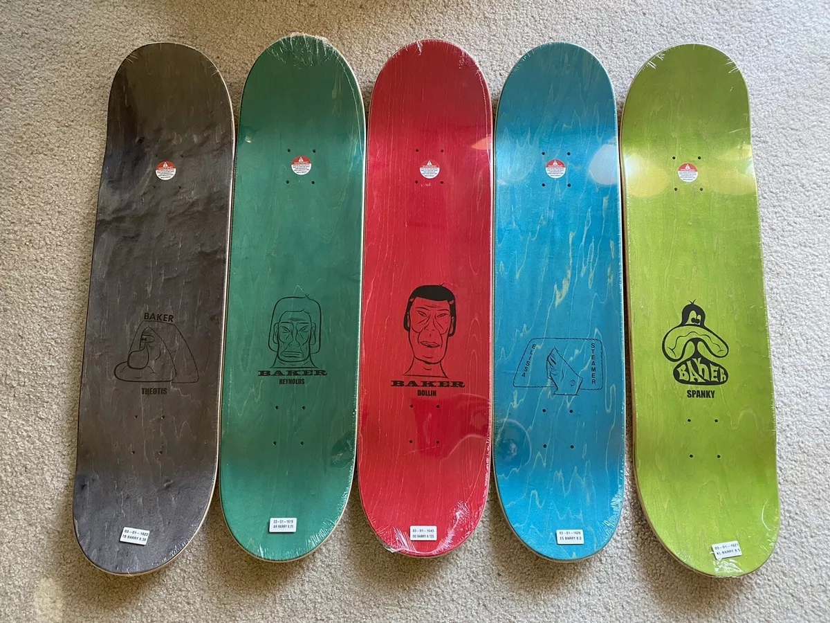 Baker X Barry McGee Full Set (Reynolds, Spanky, Steamer, Dollin, Theotis)  Deck