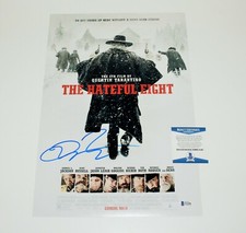 DIRECTOR QUENTIN TARANTINO SIGNED 'THE HATEFUL EIGHT' MOVIE POSTER BECKETT COA