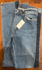 Jeans Levi’s Made & Crafted 511 Slim Allende Nuovo Uomo Taglia 34 Design Paisley