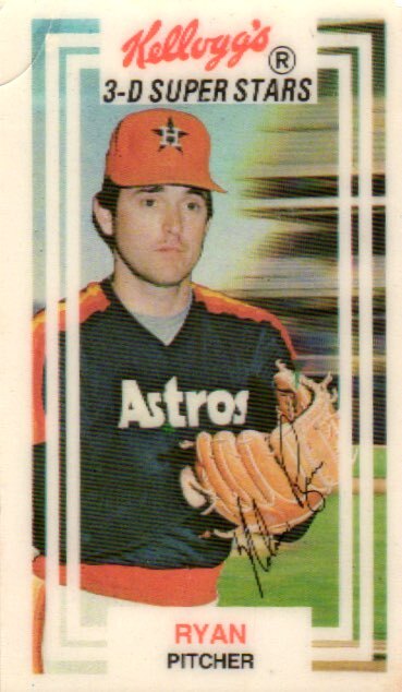 1983 Kellogg's 3-D Super Stars Baseball. 01-60 Complete your Set.