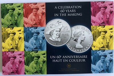 2012 (1952-) $20 for $20 Queen's Diamond Jubilee Canada Silver