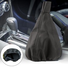 1Pcs Black PU Leather Accessories Car Gear Shift Stick Gaiter Shifter Boot Cover
