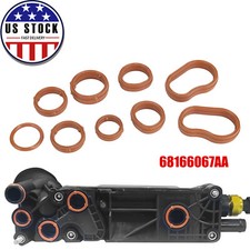 Engine Oil Cooler Filter Housing Gasket Kit F...
