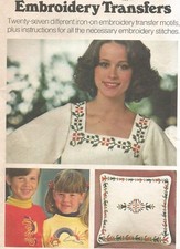 4004 Butterick Transfer Pattern UNCUT Embroidery Designs Vintage 27 Motifs