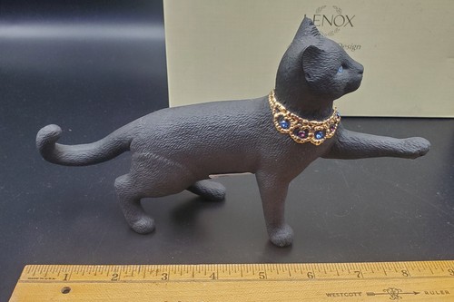 Vintage Lenox American by Design Black Cat Figurine - Picture 3 of 4