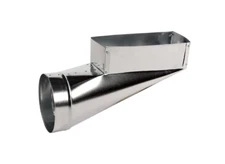 Master Flow 10 in. x 4 in. to 6 in. 90 Degree Register Box 1290RB1BG Pack of 10