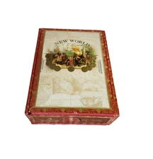 AJ Fernandez New World Double Corona Oscuro Empty Wooden Cigar Box 6¼x8⅛x2⅞