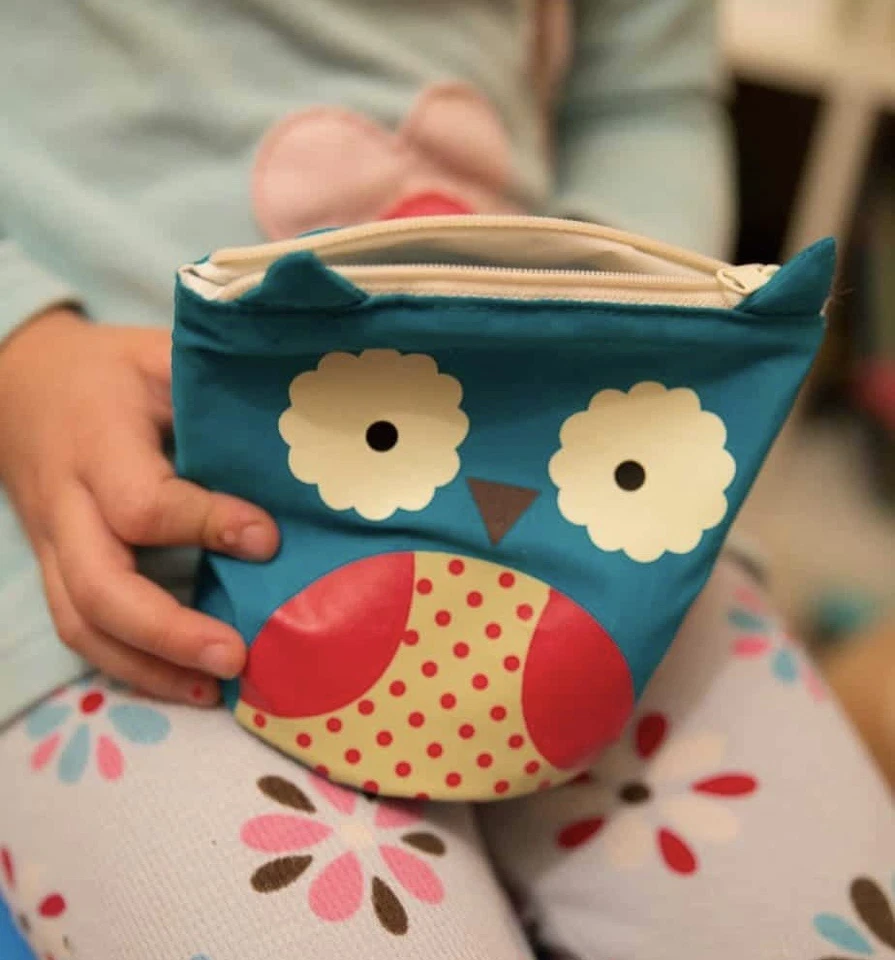 Skip Hop - Paquete de 2 bolsas de bocadillos y sándwiches para búhos pequeños Foto 2 de 3