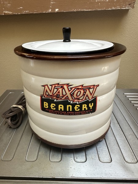 Olla de cocción lenta multiusos Naxon Beanery 1970 de colección precursora de la olla EE. UU. DIFÍCIL DE ENCONTRAR