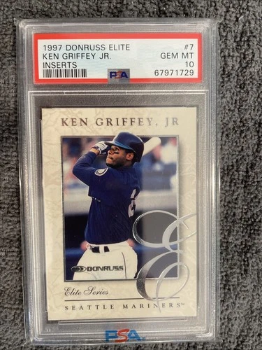 1997 Donruss Elite Ken Griffey Jr  . Gem Mint PSA 10