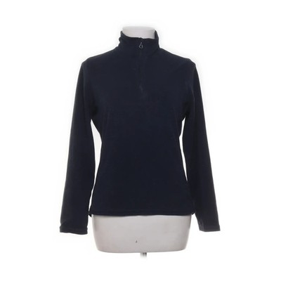 Line One, Fleecepullover, Größe: S, Blau, Polyester, Einfarbig, Samt, Damen #lTU