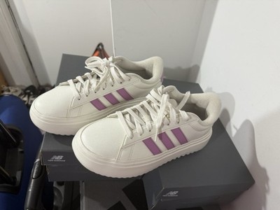 Adidas Women's Sneaker Size 7.5 In Pink White Color