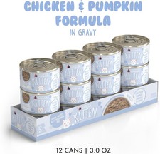 Weruva Kitten Food Chicken Tuna Pumpkin 3Oz 12 Pack Grain Free Complete Meal