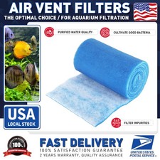 Aquatic Experts Aquarium Filter Pad Blue White For Fish Pond Clear Water 12" 12'
