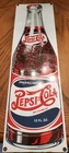 VINTAGE 1992 SPARKLING PEPSI COLA METAL SIGN PORCELAIN ENAMELED NOS