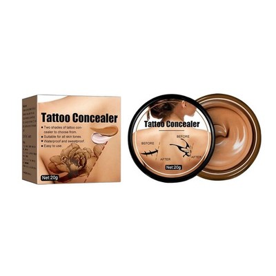 Tattoo Cover Up,Waterproof Invisible Concealer Body Leg Bruise Stretch Scar D...