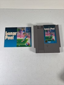 Aut&eacute;ntico Lunar Pool 5 Tornillos Nintendo Nes Limpio y Probado