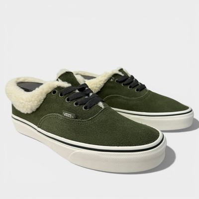 Vans Authentic Sherpa Mule Grape Leaf Green Suede Men 7 Women 8.5 VN000CP4KCZ