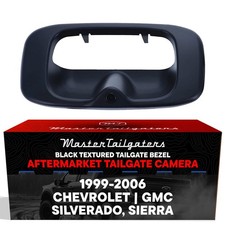 For Chevrolet Silverado/GMC Sierra 99-06 Black Tailgate Handle Backup Camera